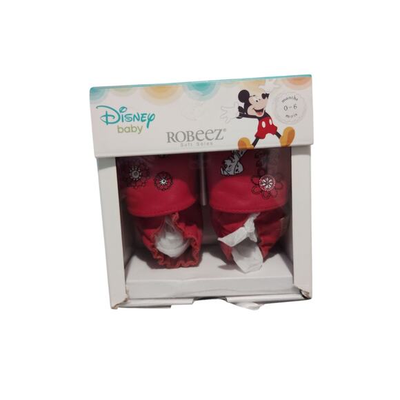 Disney Baby 101 Dalmatians Garden Fun Robeez 100% Leather Soft Sole Baby Shoe - Picture 2 of 4